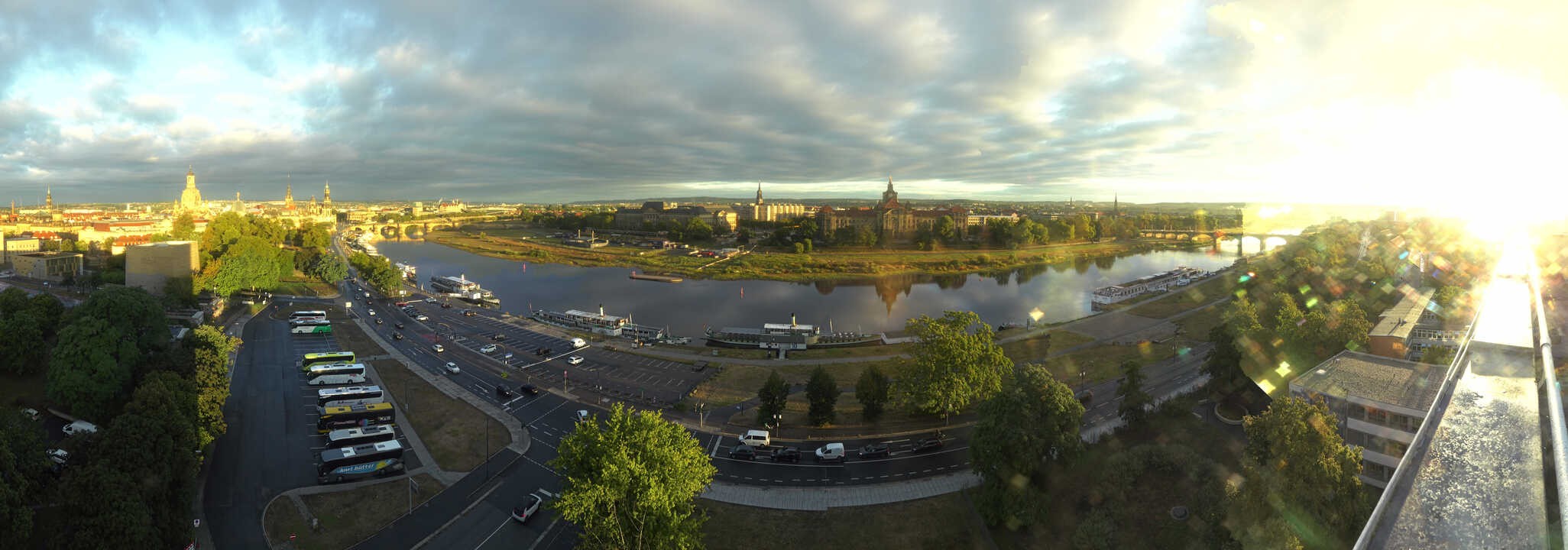 Archived image Webcam Dresden - Panoramic view of the city
