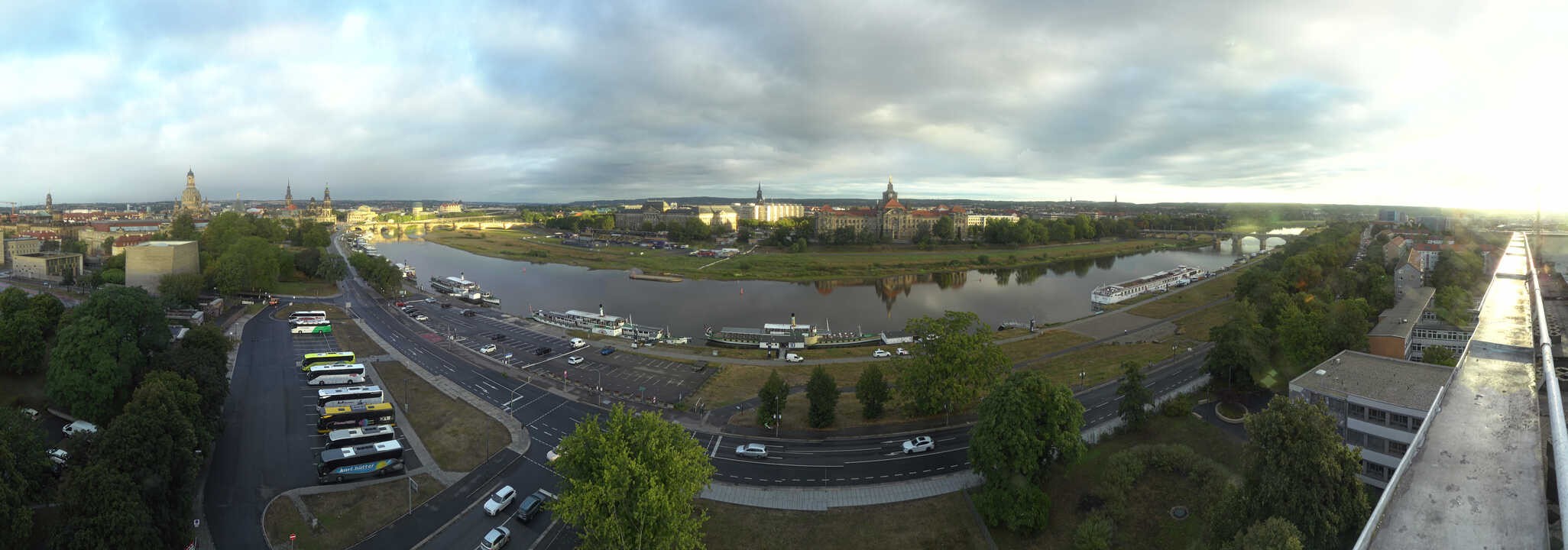 Archived image Webcam Dresden - Panoramic view of the city