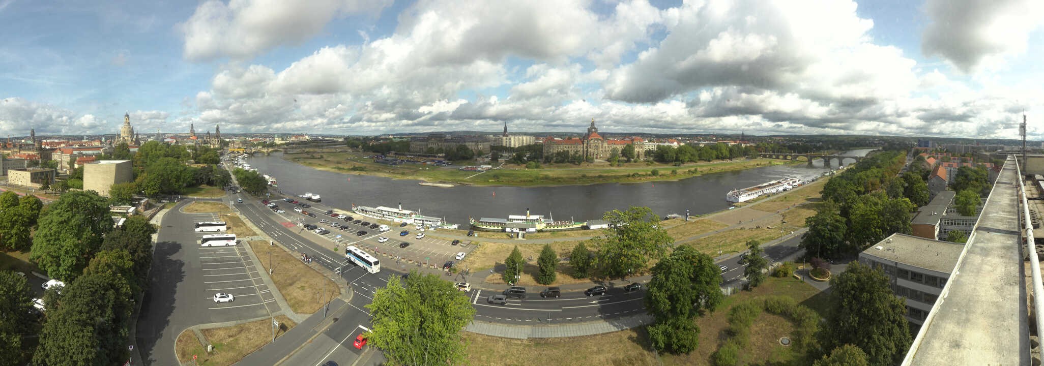 Archived image Webcam Dresden - Panoramic view of the city