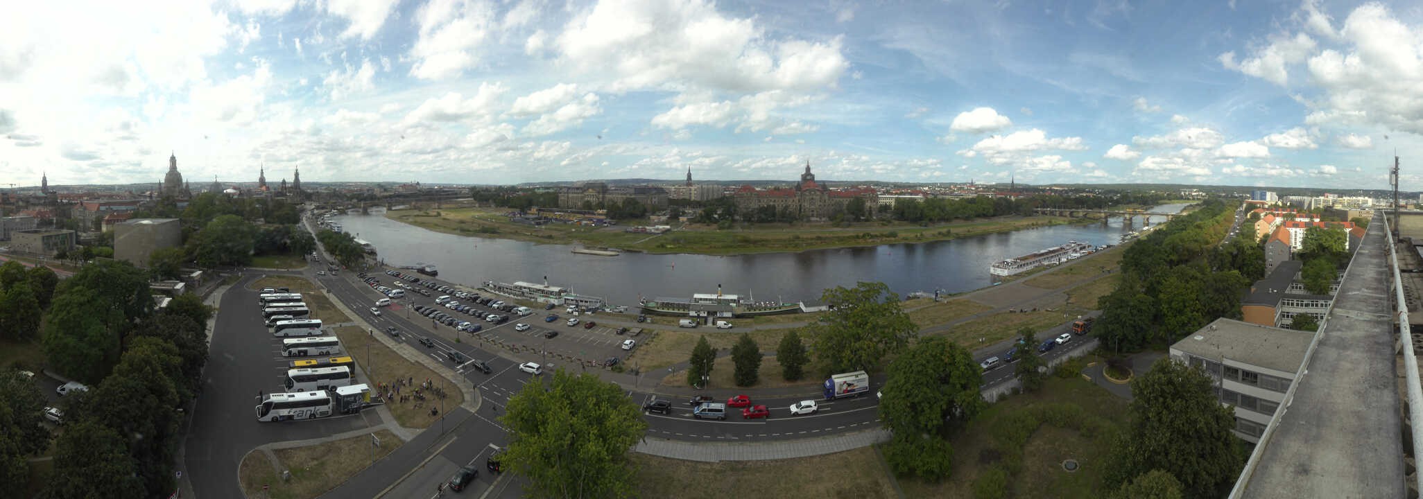 Archived image Webcam Dresden - Panoramic view of the city