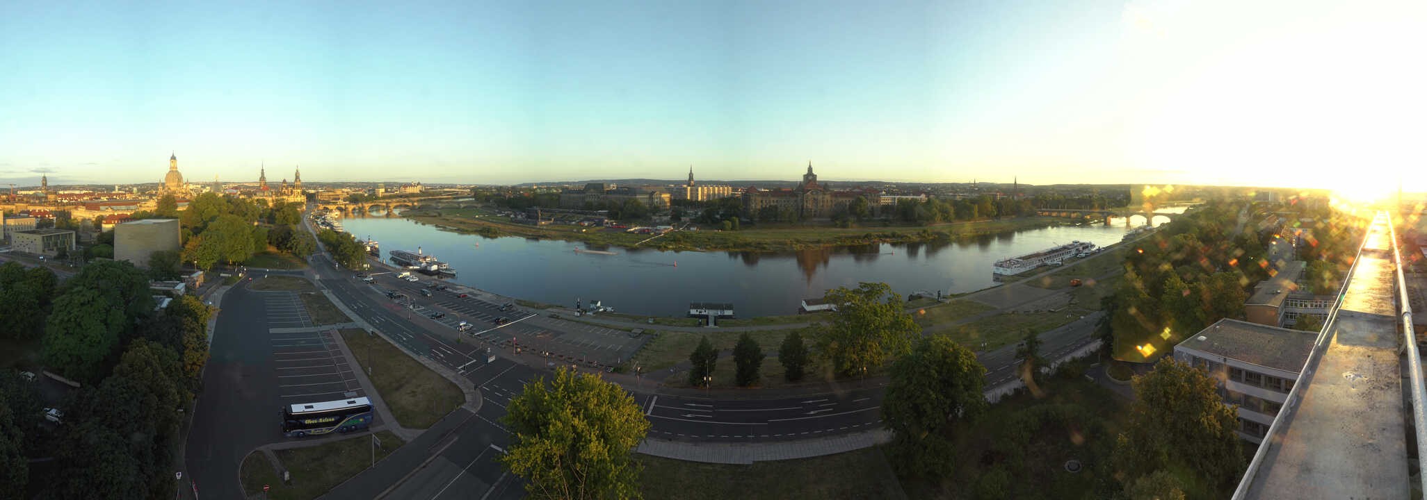 Archiv Foto Webcam Dresden - Elbpanorama