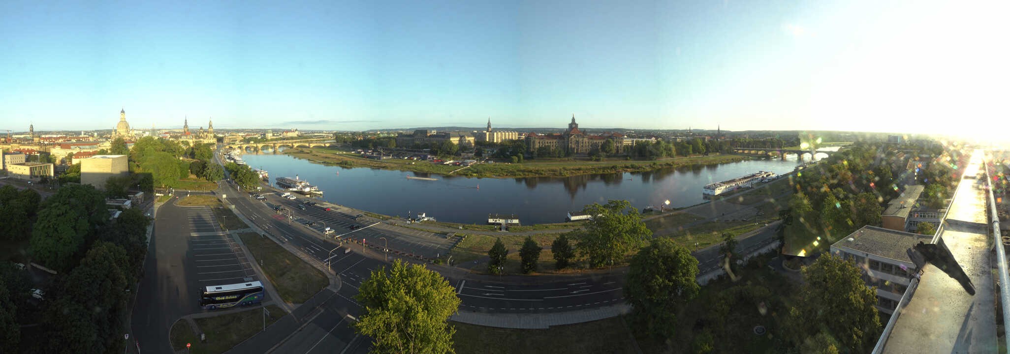 Archiv Foto Webcam Dresden - Elbpanorama