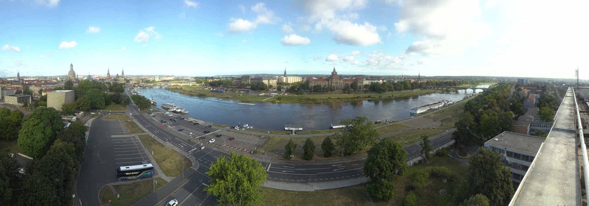 Archiv Foto Webcam Dresden - Elbpanorama