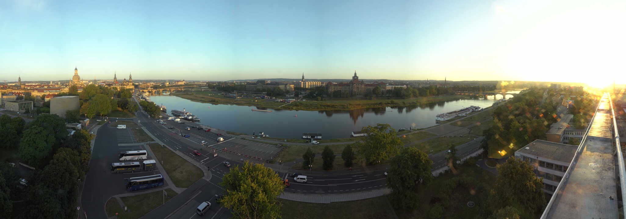 Archiv Foto Webcam Dresden - Elbpanorama