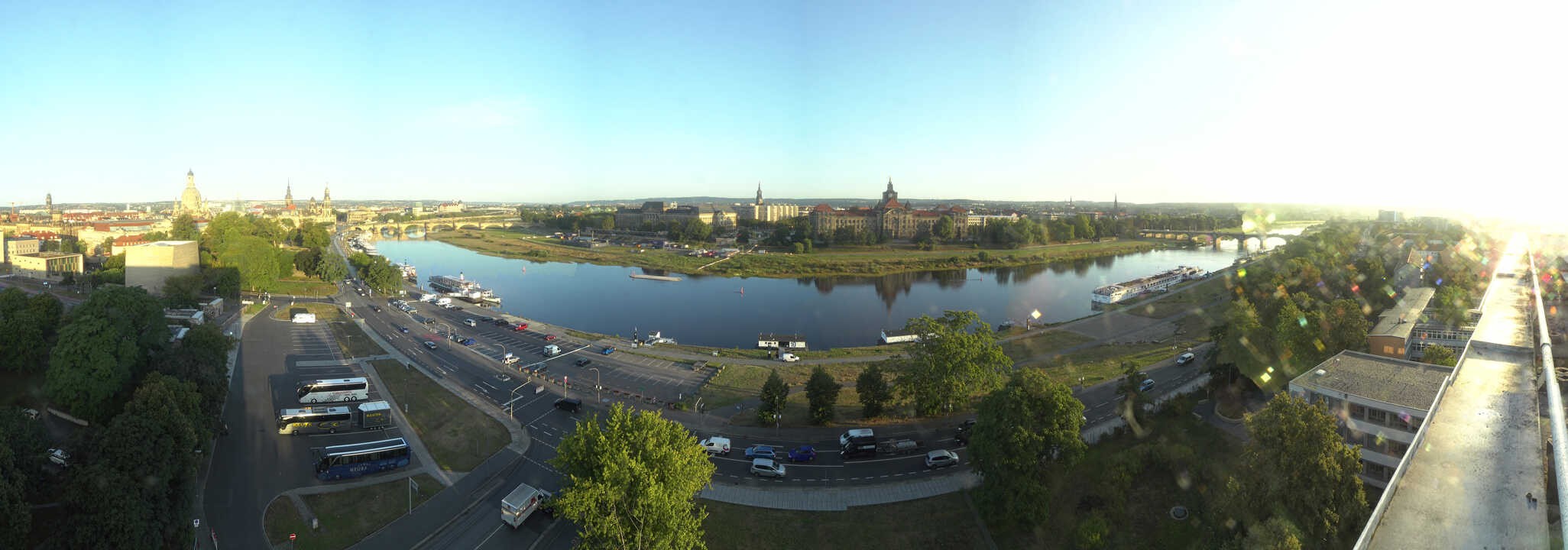 Archiv Foto Webcam Dresden - Elbpanorama