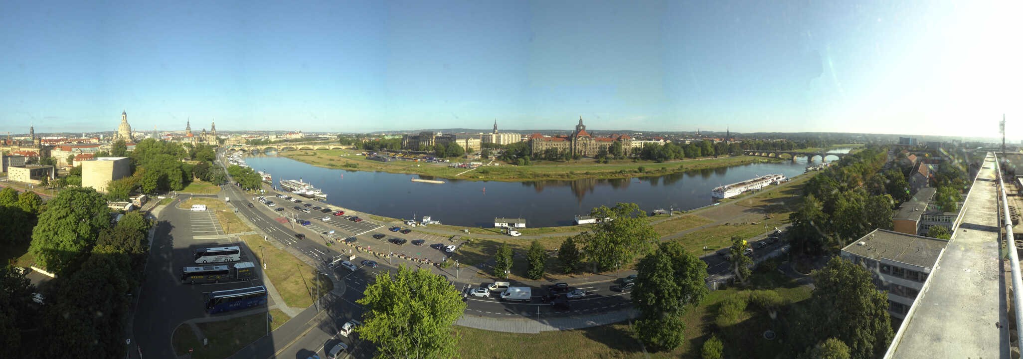 Archiv Foto Webcam Dresden - Elbpanorama
