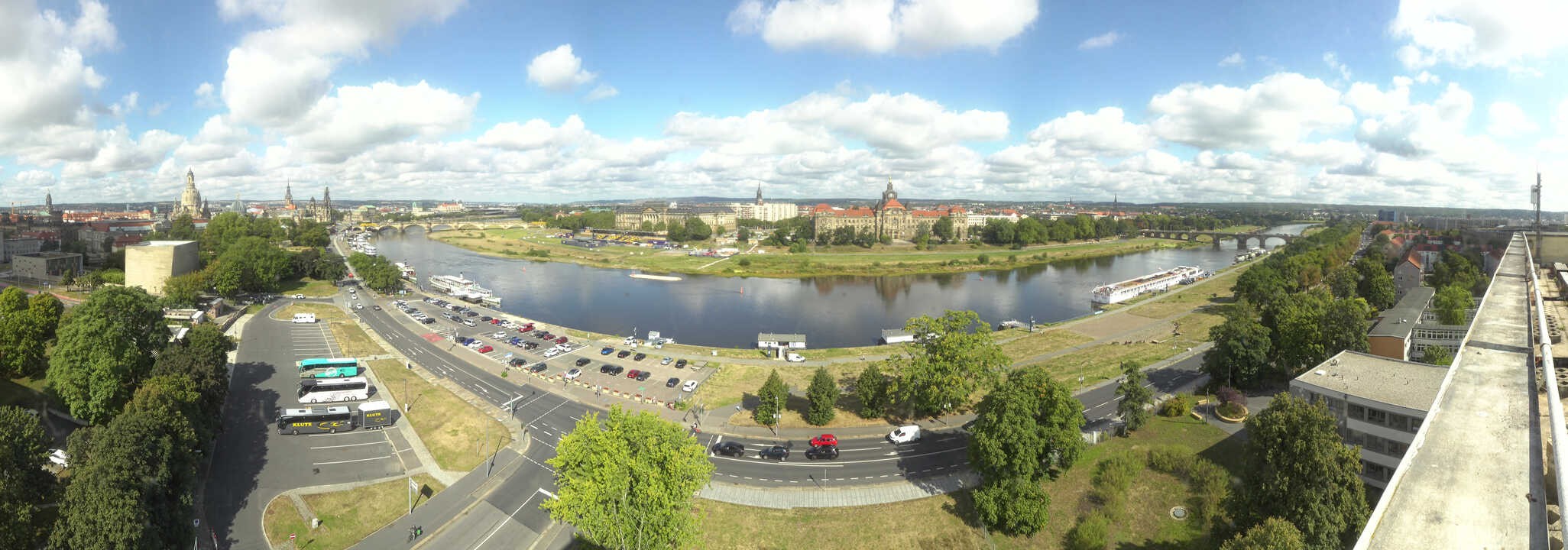 Archiv Foto Webcam Dresden - Elbpanorama