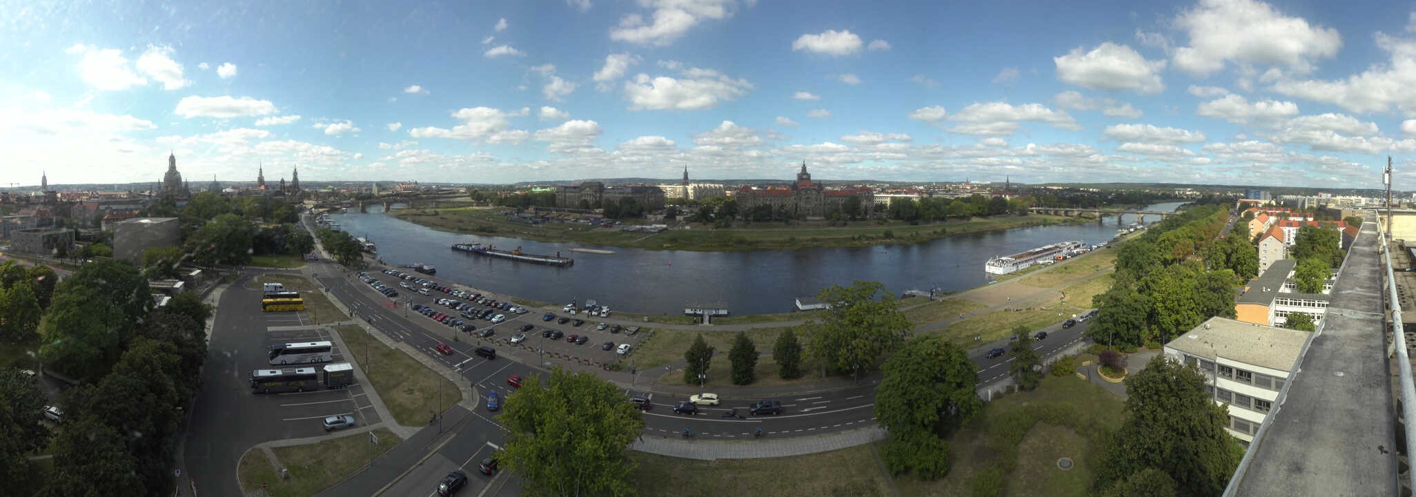 Archiv Foto Webcam Dresden - Elbpanorama