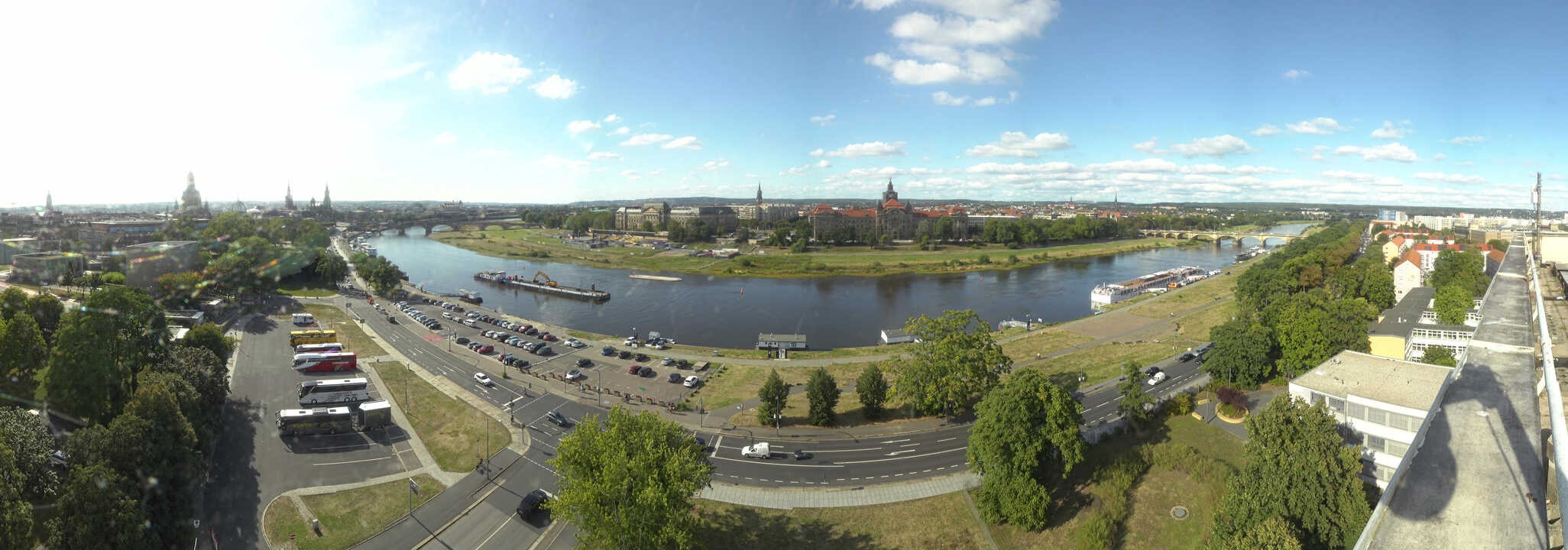 Archiv Foto Webcam Dresden - Elbpanorama
