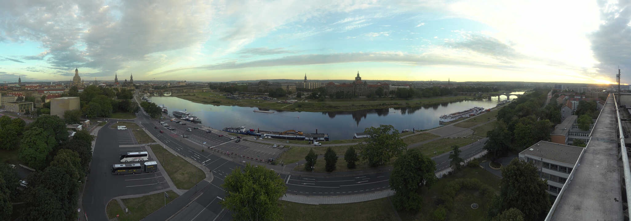 Archived image Webcam Dresden - Panoramic view of the city