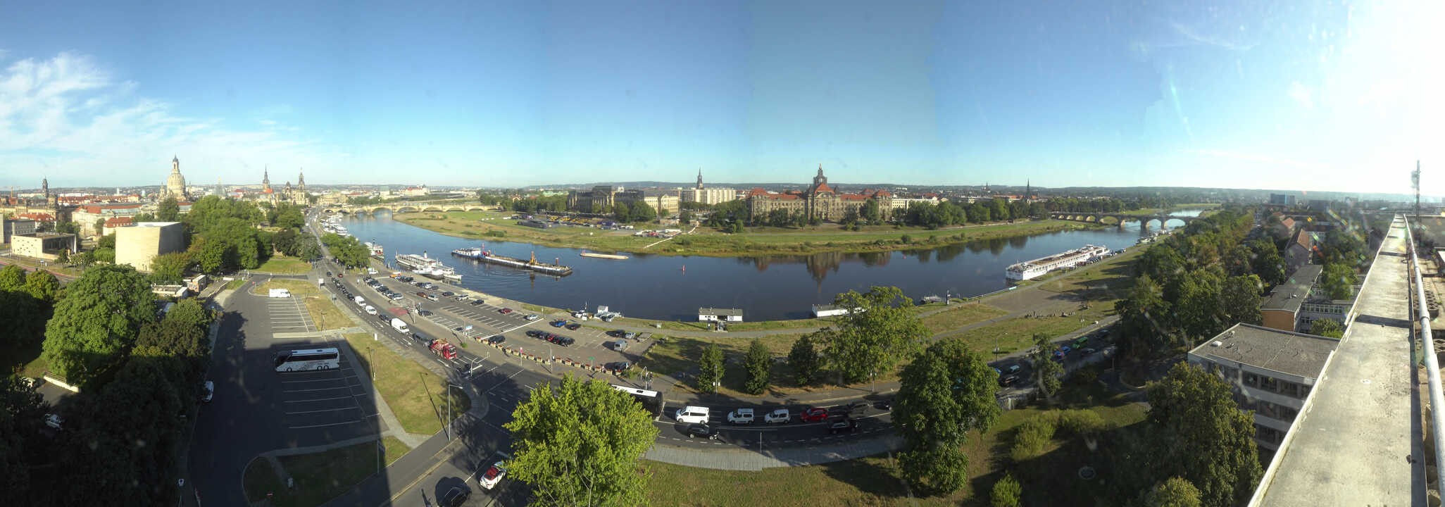 Archived image Webcam Dresden - Panoramic view of the city