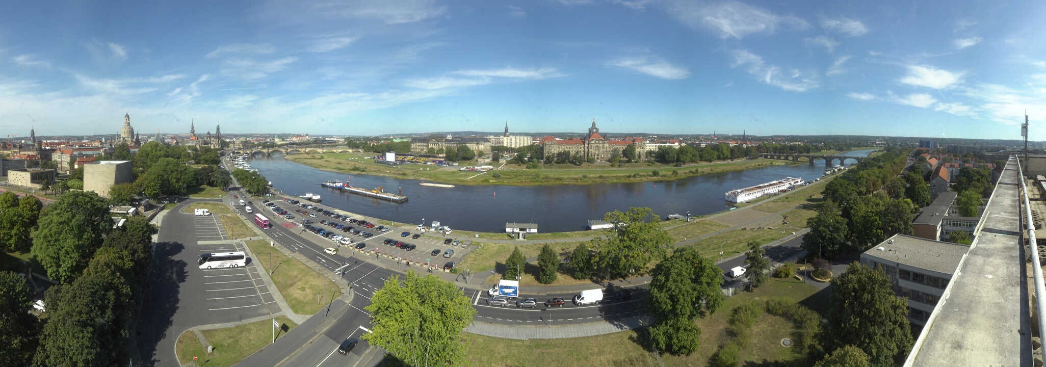 Archived image Webcam Dresden - Panoramic view of the city