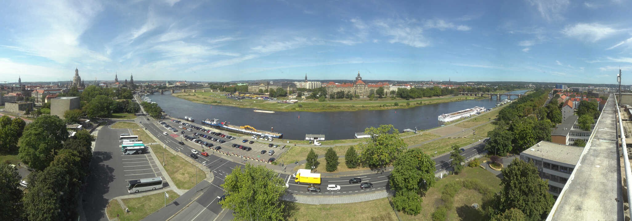 Archived image Webcam Dresden - Panoramic view of the city