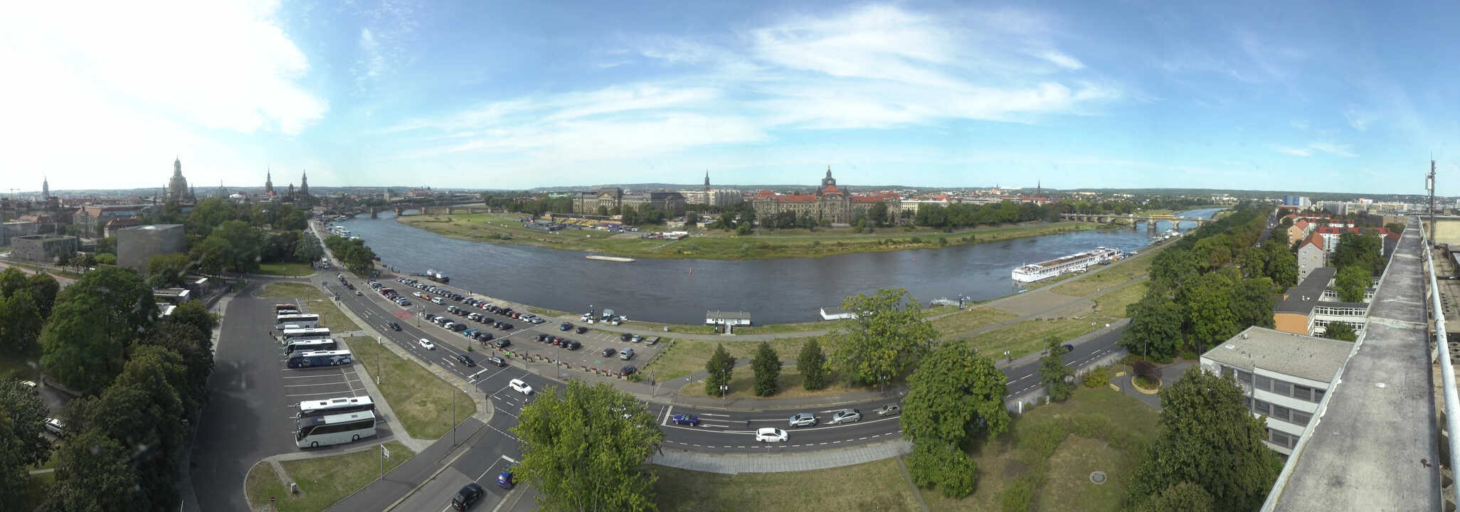 Archived image Webcam Dresden - Panoramic view of the city