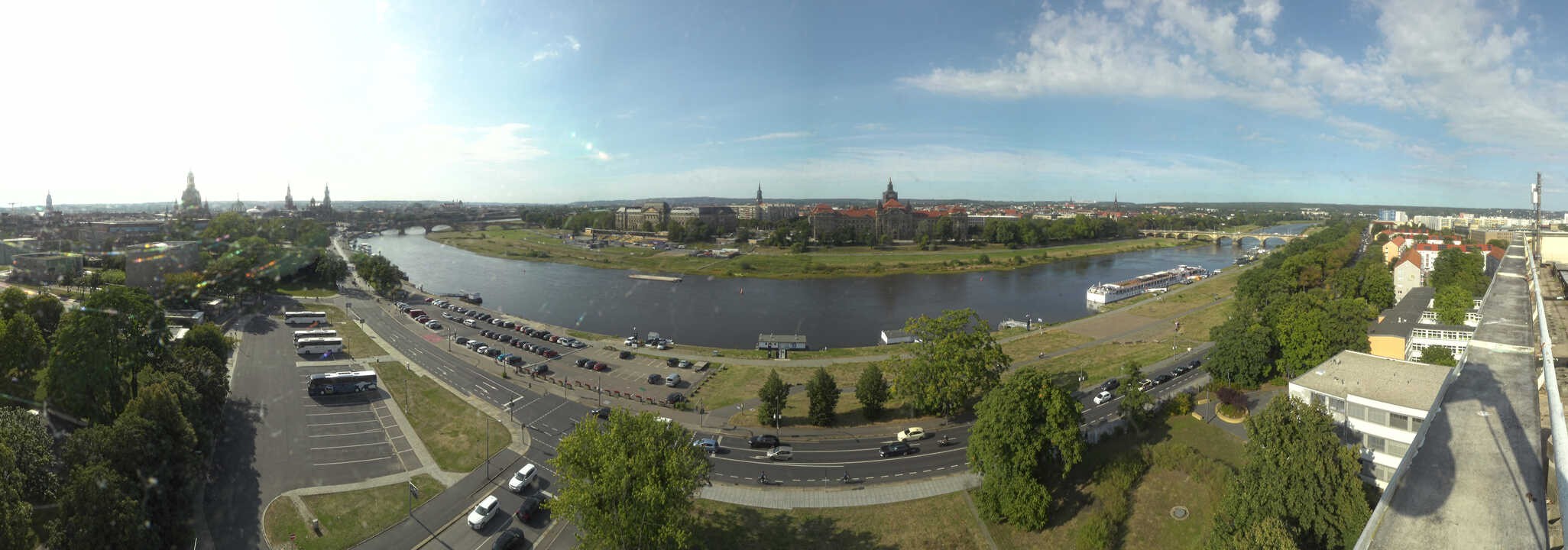 Archived image Webcam Dresden - Panoramic view of the city