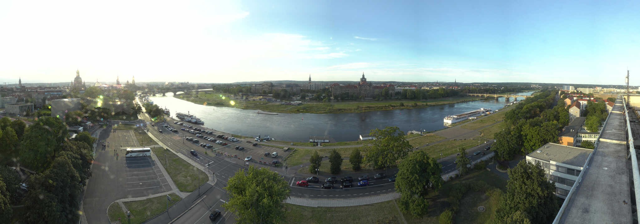 Archived image Webcam Dresden - Panoramic view of the city
