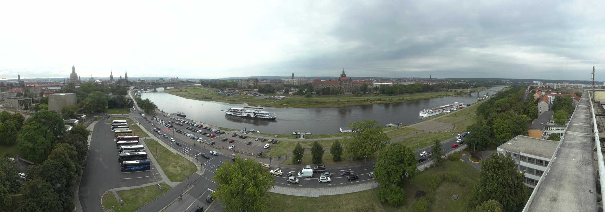 Archived image Webcam Dresden - Panoramic view of the city