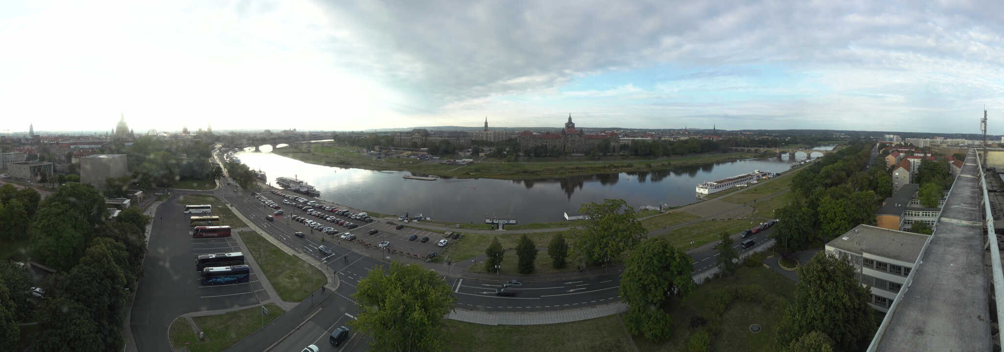 Archived image Webcam Dresden - Panoramic view of the city
