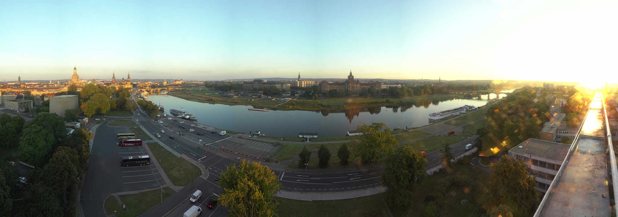 Archived image Webcam Dresden - Panoramic view of the city
