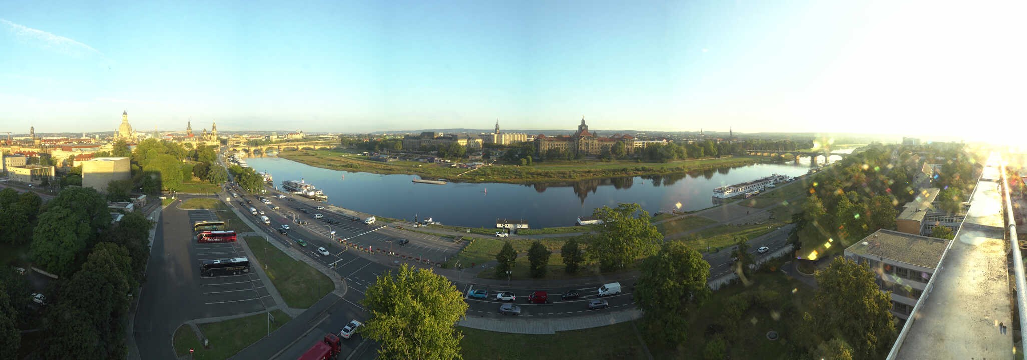 Archived image Webcam Dresden - Panoramic view of the city