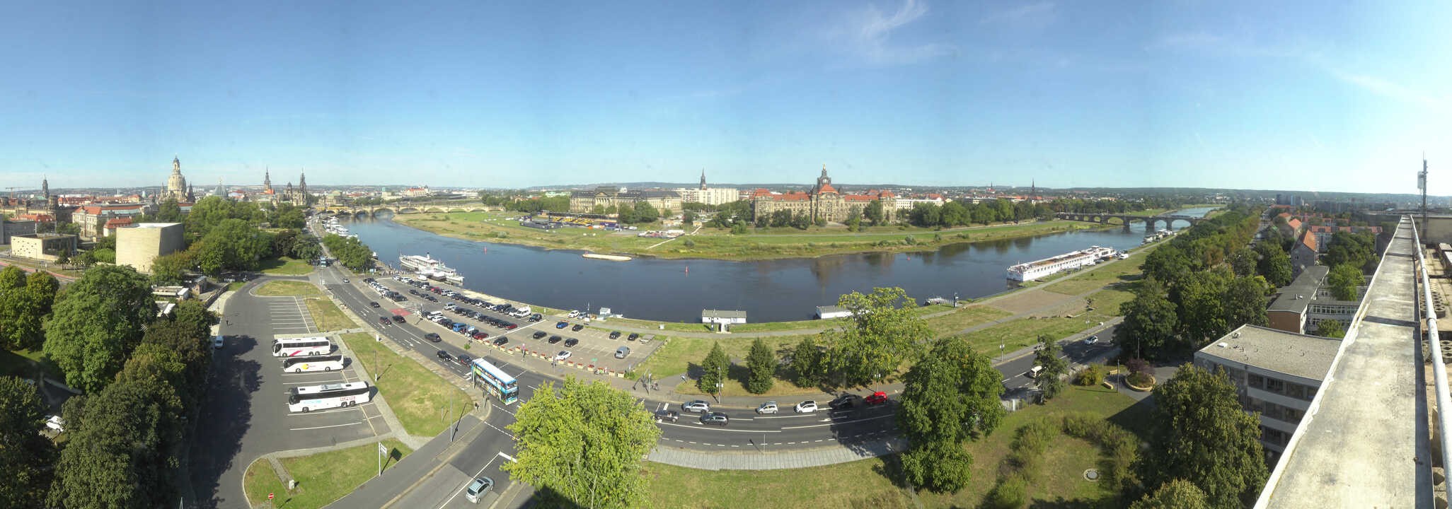 Archived image Webcam Dresden - Panoramic view of the city