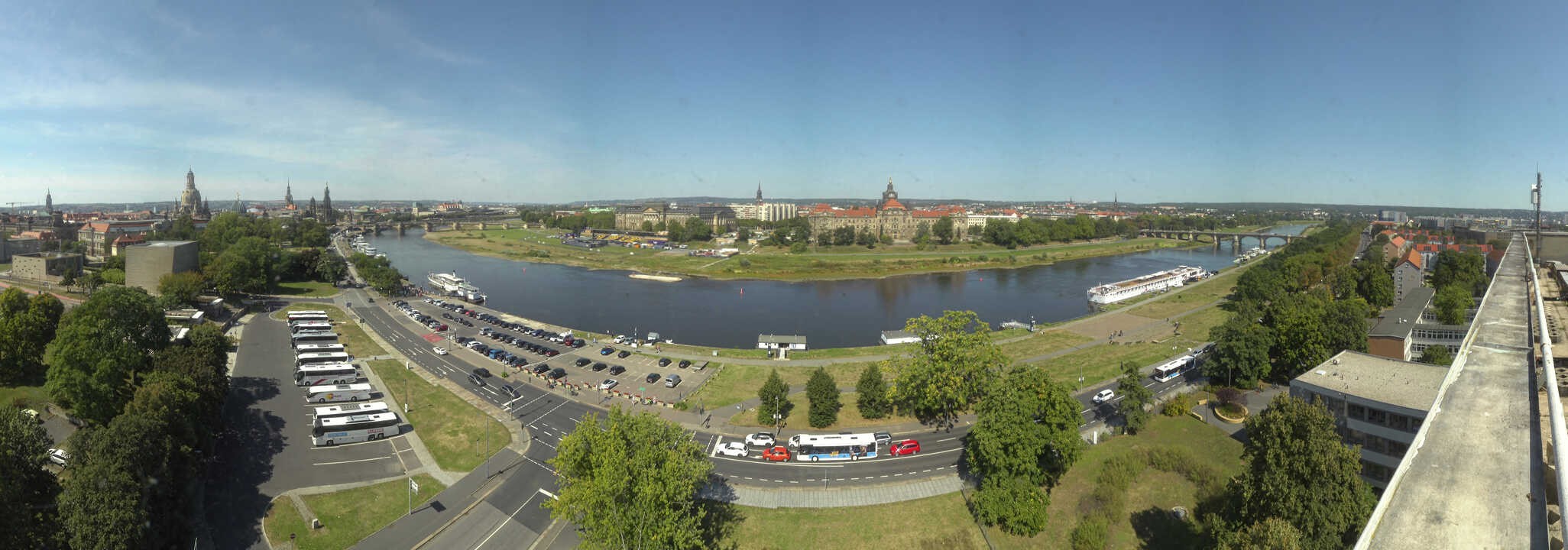 Archived image Webcam Dresden - Panoramic view of the city