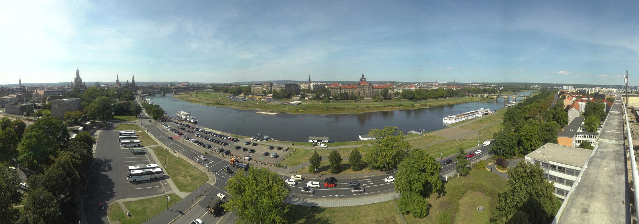 Archived image Webcam Dresden - Panoramic view of the city