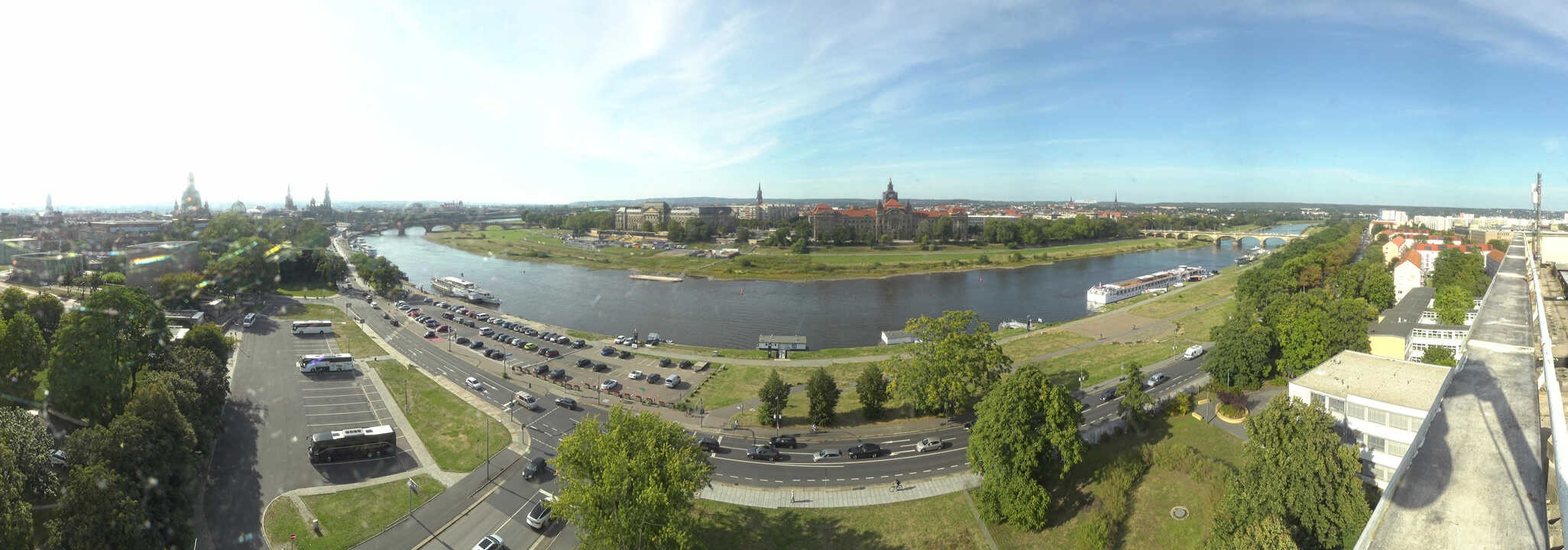 Archived image Webcam Dresden - Panoramic view of the city