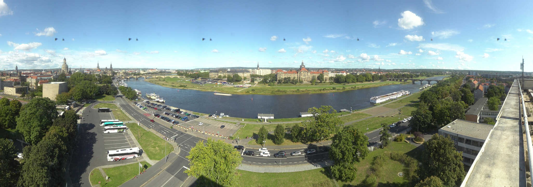 Archiv Foto Webcam Dresden - Elbpanorama