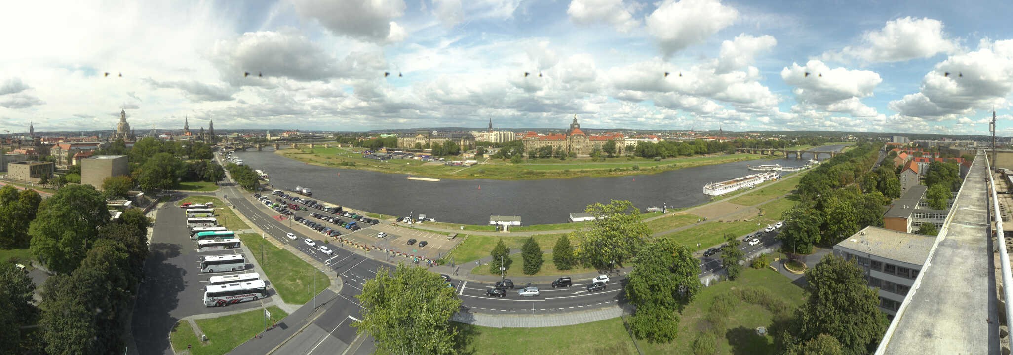 Archiv Foto Webcam Dresden - Elbpanorama