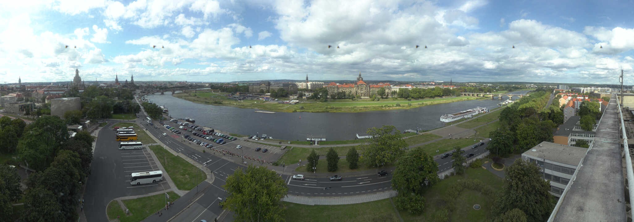 Archiv Foto Webcam Dresden - Elbpanorama