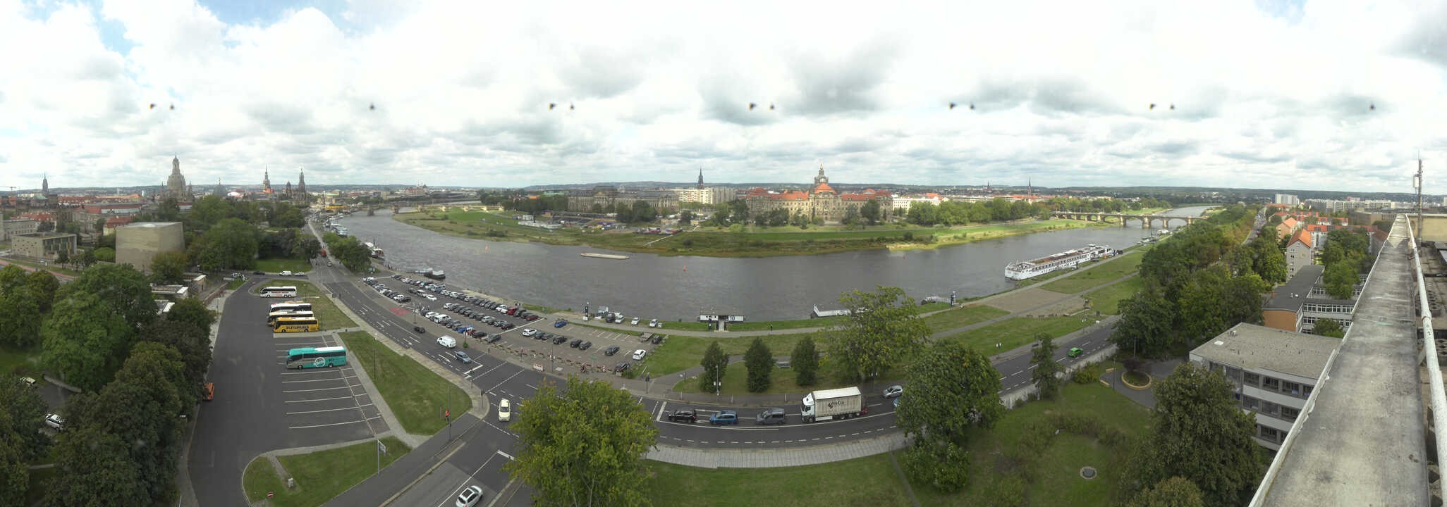Archiv Foto Webcam Dresden - Elbpanorama