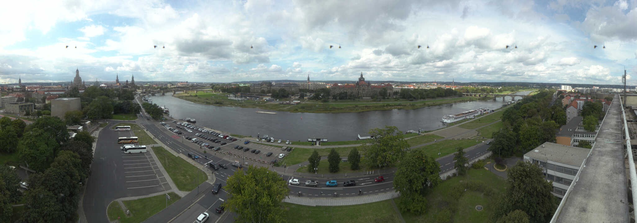 Archiv Foto Webcam Dresden - Elbpanorama