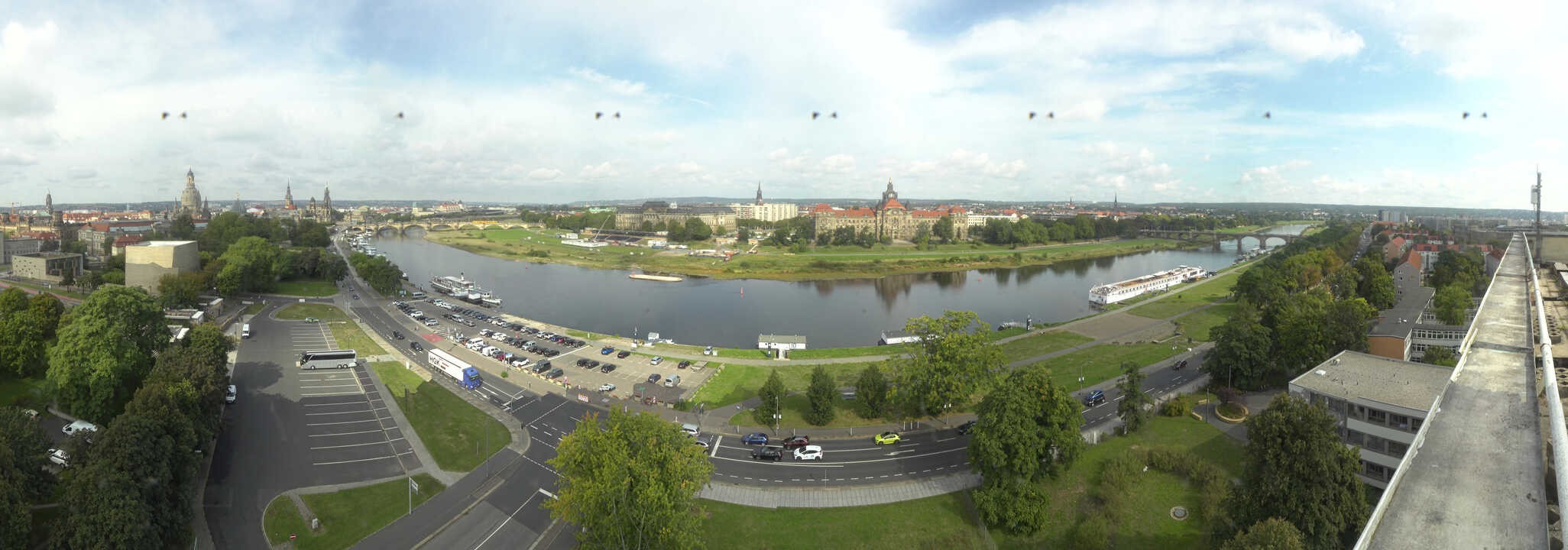 Archiv Foto Webcam Dresden - Elbpanorama