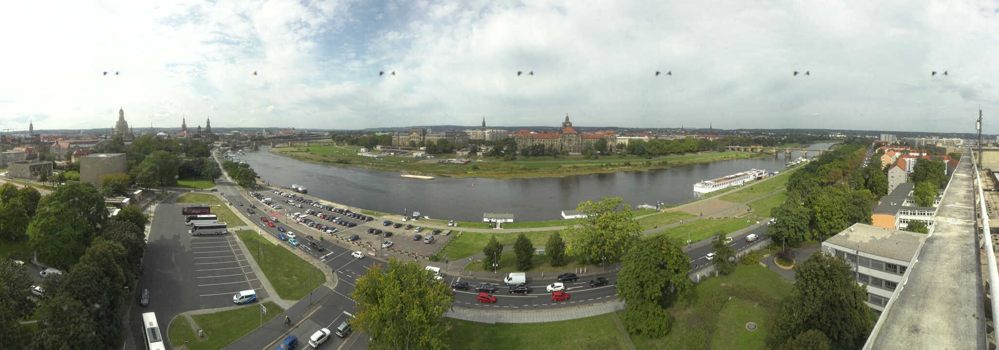 Archiv Foto Webcam Dresden - Elbpanorama