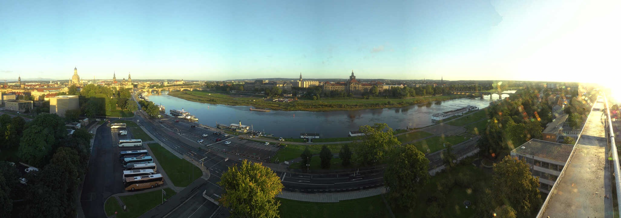 Archiv Foto Webcam Dresden - Elbpanorama