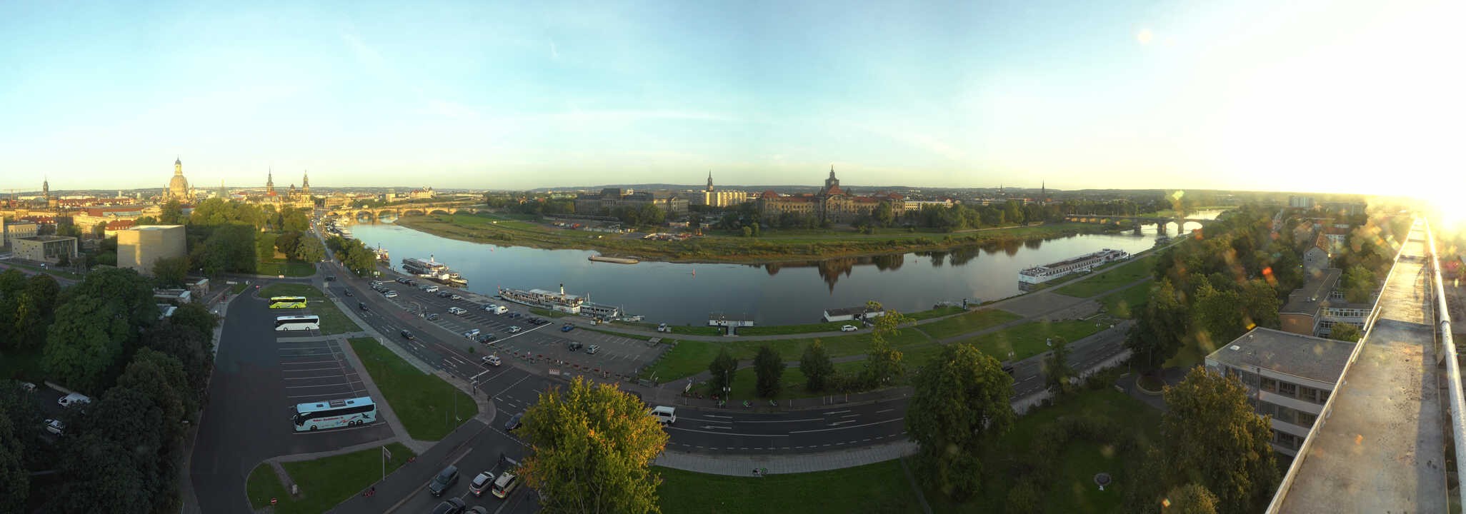 Archiv Foto Webcam Dresden - Elbpanorama