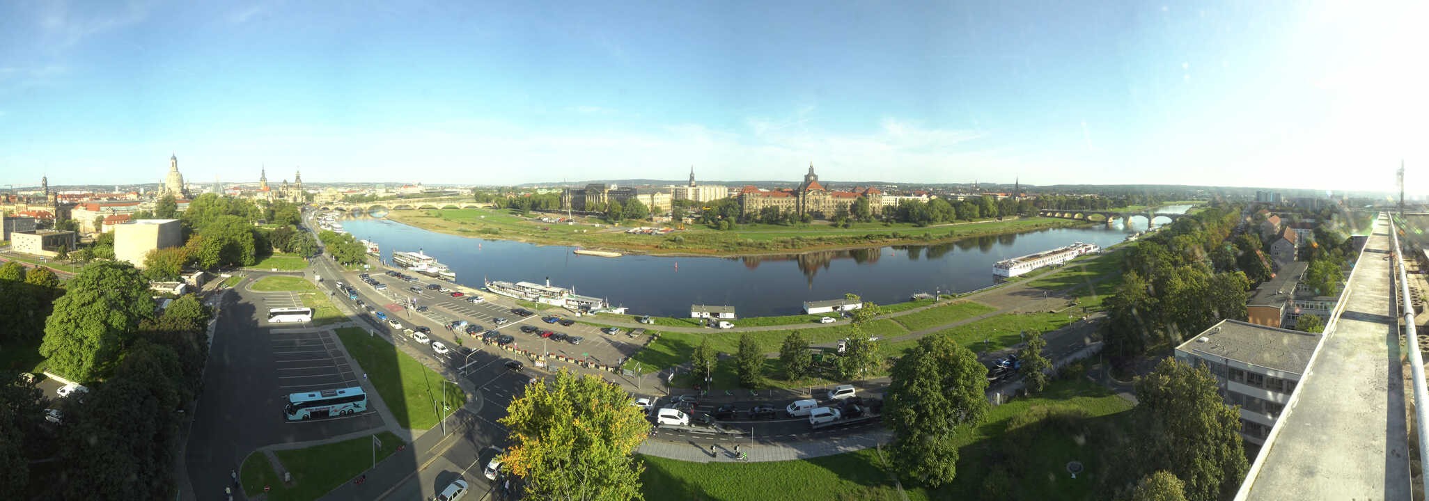Archiv Foto Webcam Dresden - Elbpanorama