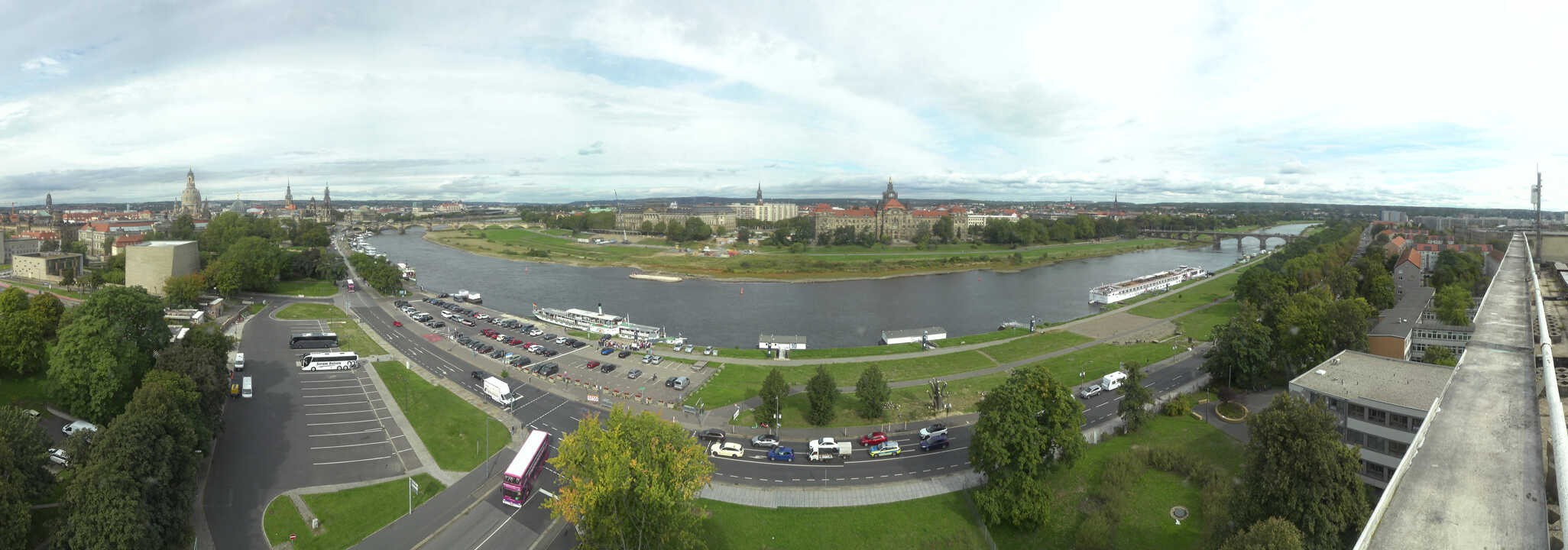 Archiv Foto Webcam Dresden - Elbpanorama