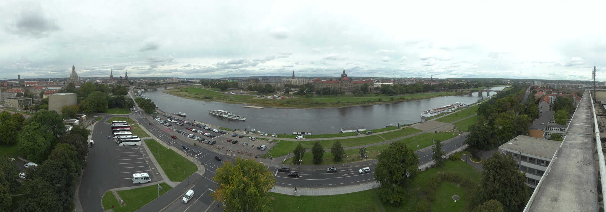 Archiv Foto Webcam Dresden - Elbpanorama