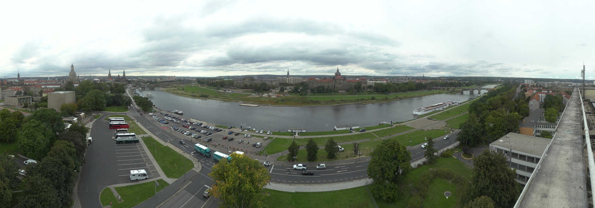 Archiv Foto Webcam Dresden - Elbpanorama