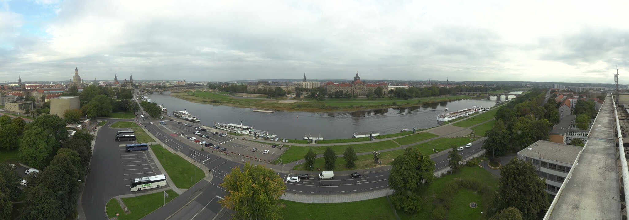 Archiv Foto Webcam Dresden - Elbpanorama