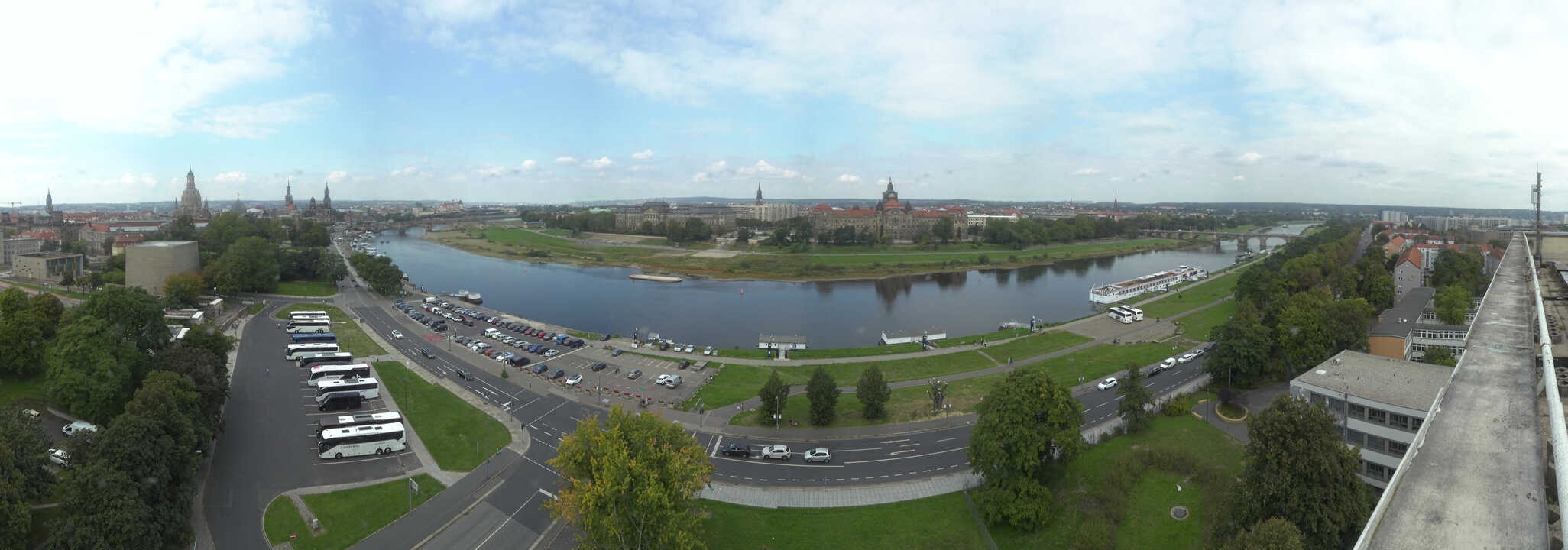 Archiv Foto Webcam Dresden - Elbpanorama