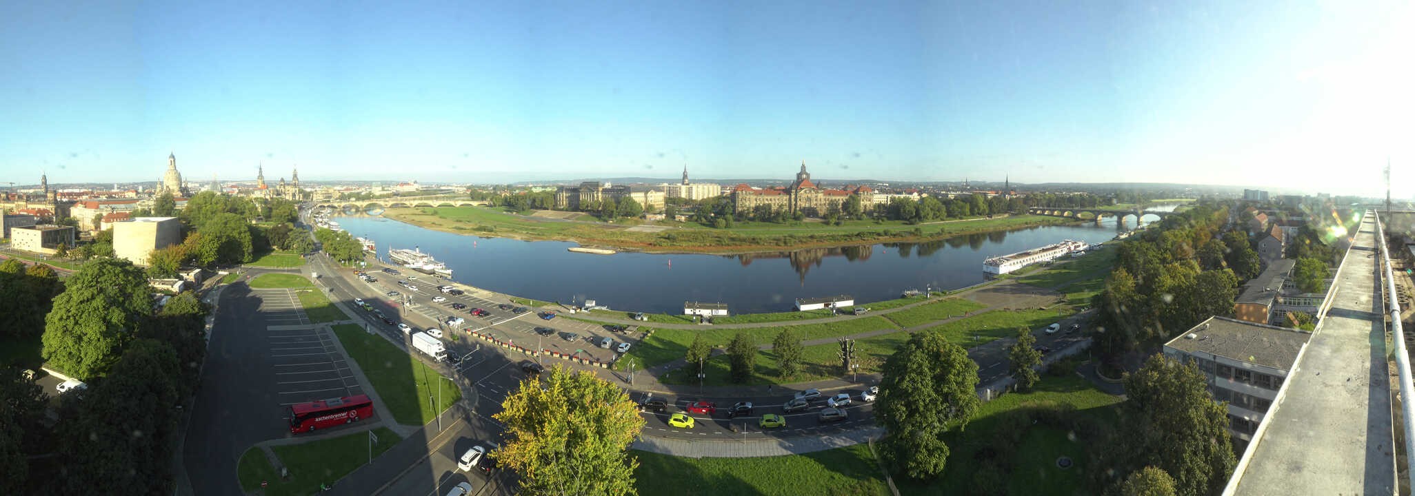 Archiv Foto Webcam Dresden - Elbpanorama