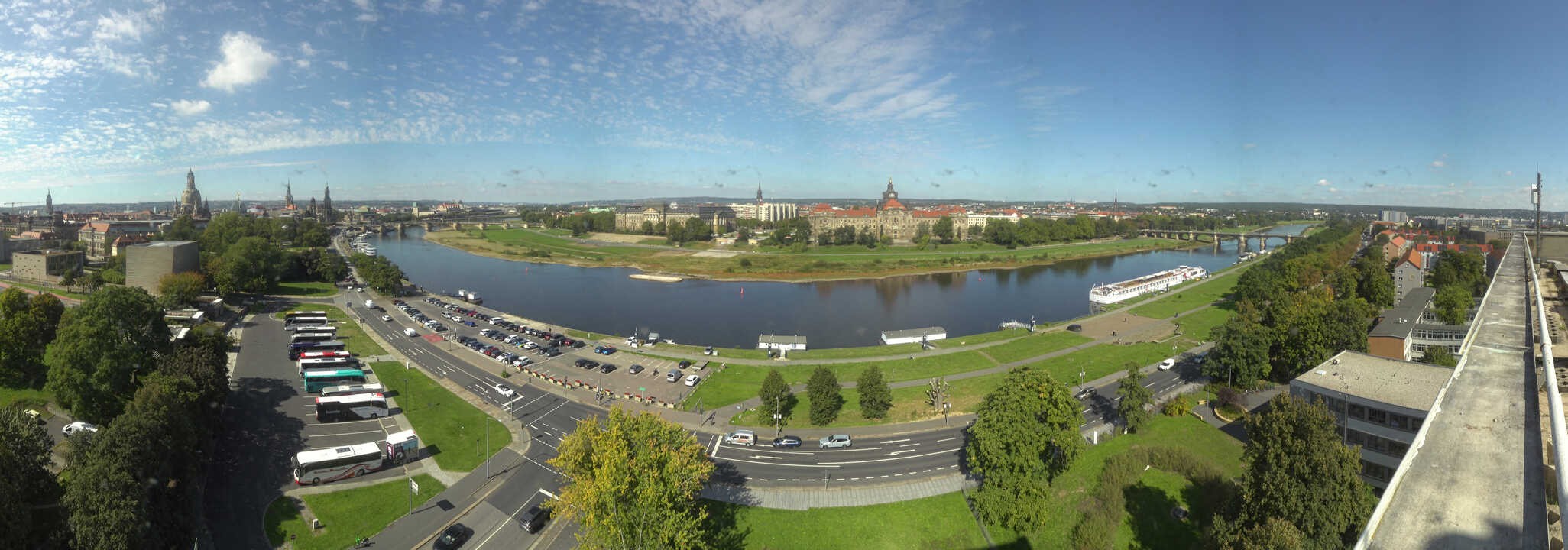 Archiv Foto Webcam Dresden - Elbpanorama