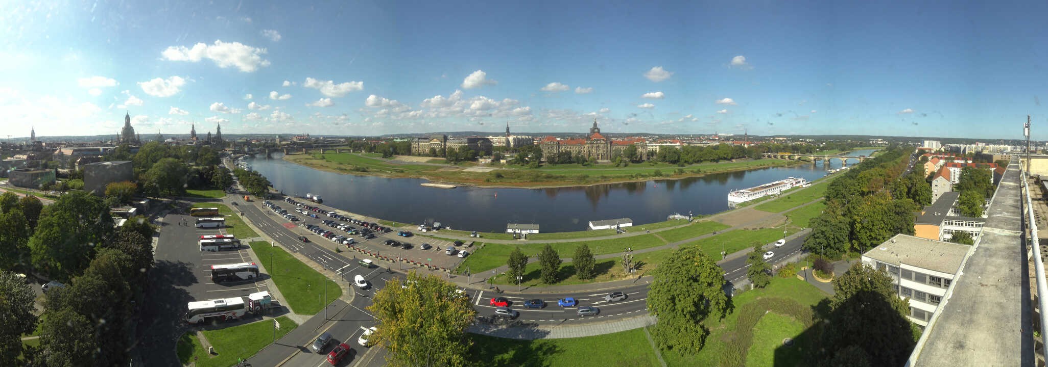 Archiv Foto Webcam Dresden - Elbpanorama