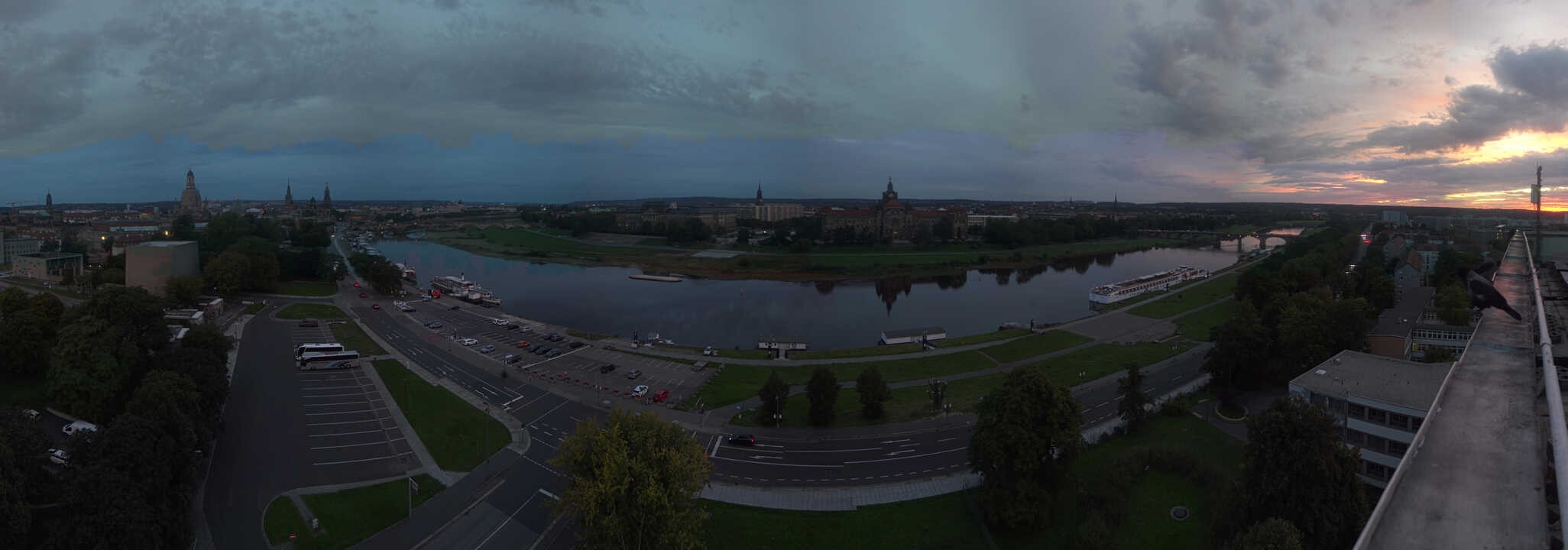 Archiv Foto Webcam Dresden - Elbpanorama