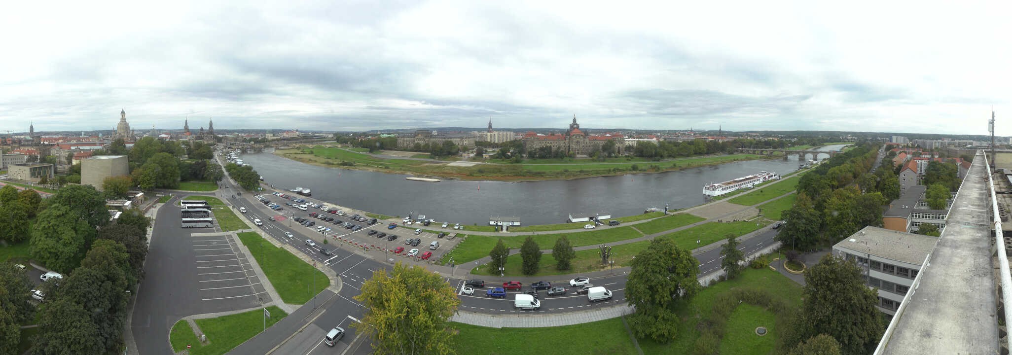 Archived image Webcam Dresden - Panoramic view of the city
