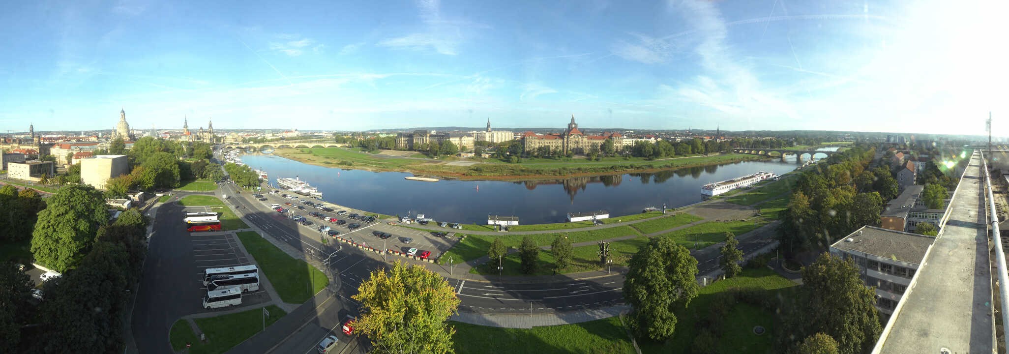 Archiv Foto Webcam Dresden - Elbpanorama