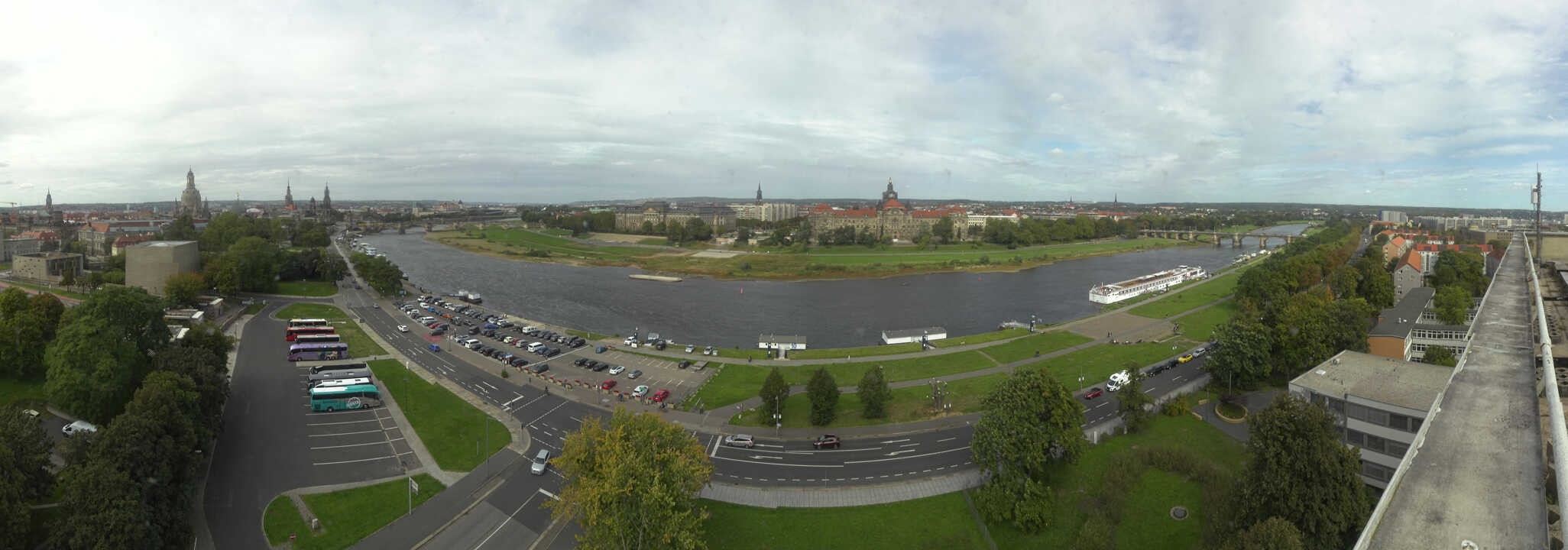 Archiv Foto Webcam Dresden - Elbpanorama